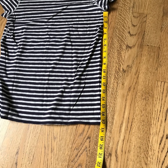 Bundle 3 for $10 Gap dark blue and gray striped shirt in EUC size L - Picture 7 of 8